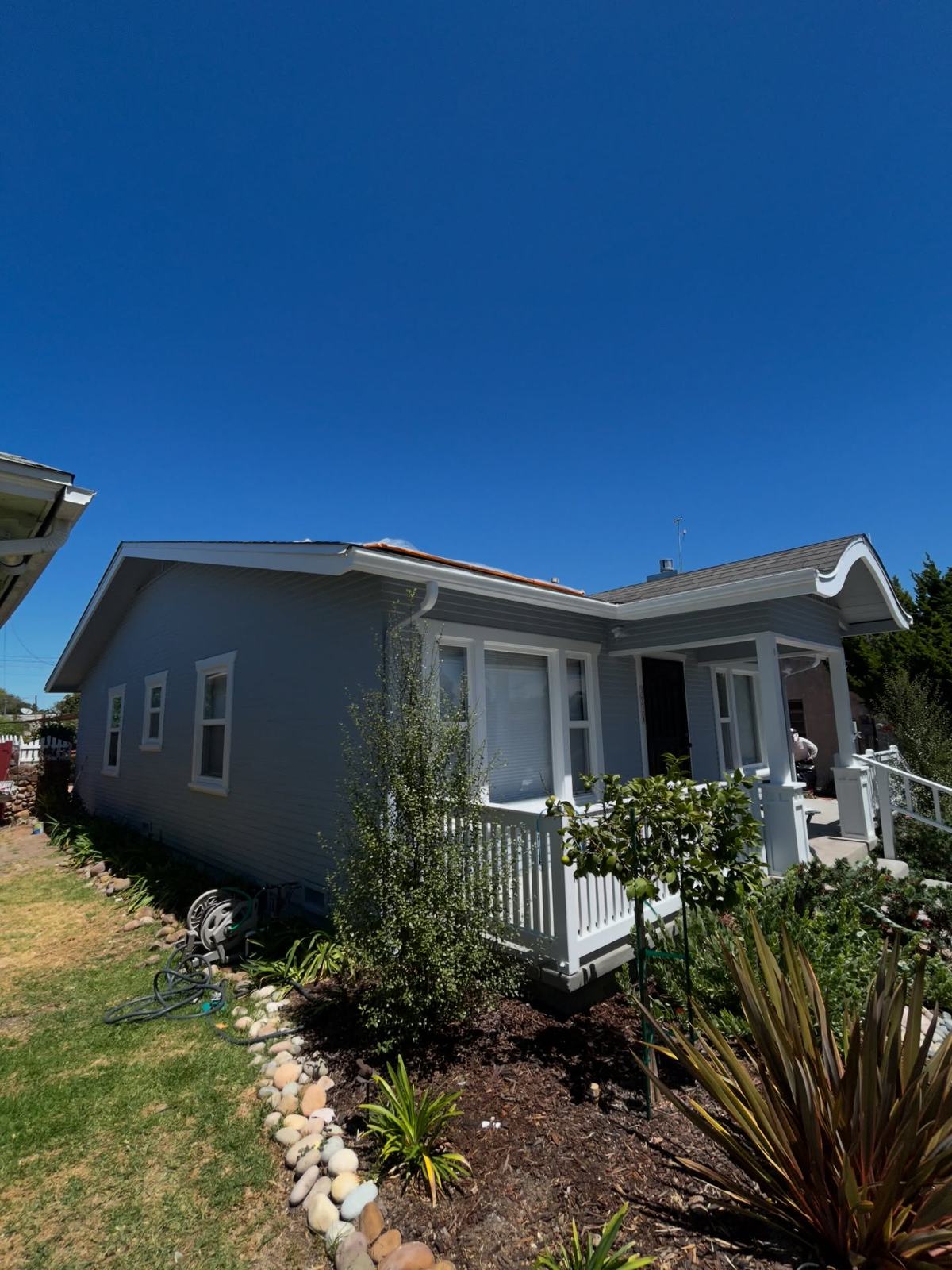 Craftsman home exterior repaint after